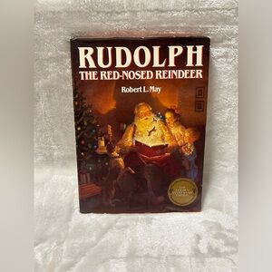 Rudolph The Red-Nosed Reindeer Robert L. May Golden Anniversary hardcover Book